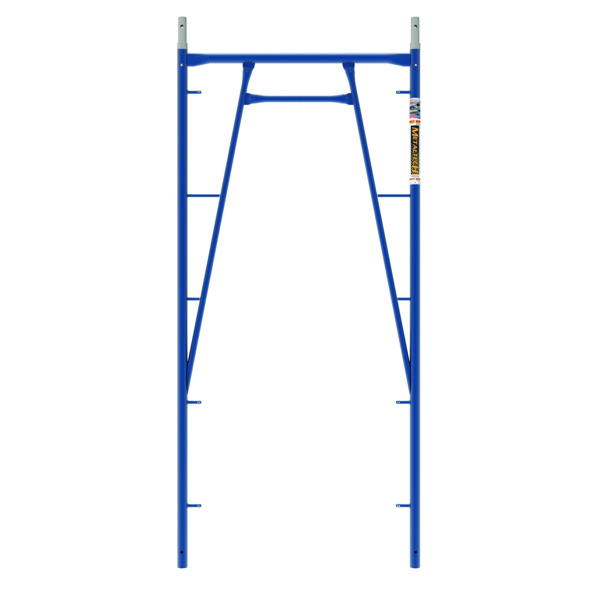 Metaltech Walk-Thru Arch Frame — 80in. x 36in., Blue Powder-Coated, Model# M-MA8036ATLW1PS